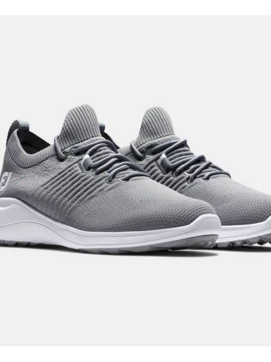 Shoes - Footjoy Flex XP Gray Knit Slip-On Sneakers